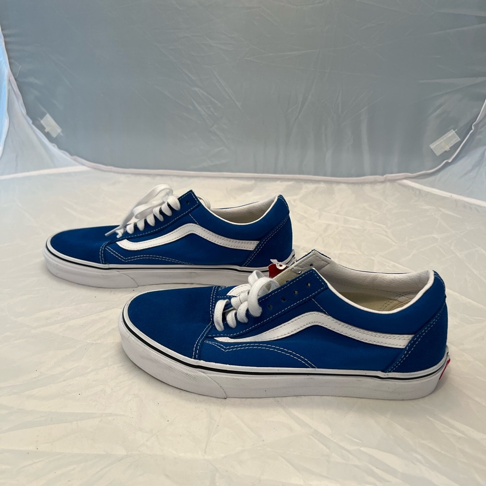 Vans Blue and White Old Skool Sneaker